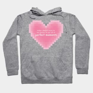 In the moment heart [pink] Hoodie